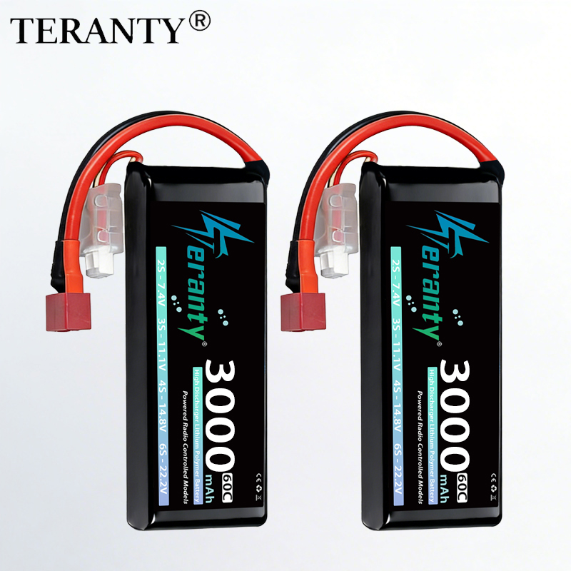 Drone Rc Leading - TERANTY 2S 3000mAhリポバッテリー 7.4V 60C 7.6V