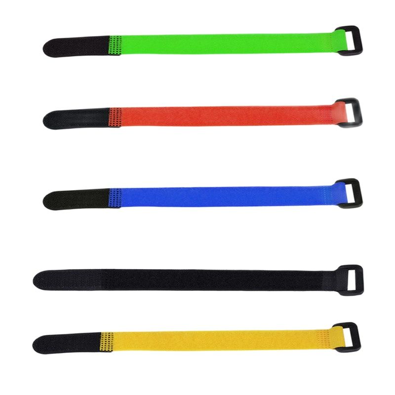 Drone Rc Lanyard - バッテリー付きナイロンストラップ,20x300mm,クリエイティブステッカー,再利用可能なケーブルタイ,ヘリコプターrcクワッドコプター用,10個