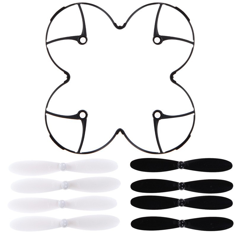 Drone Helicopter Rc - Hubsan X4/X6 プロペラガードリング + 8 個の小道具
