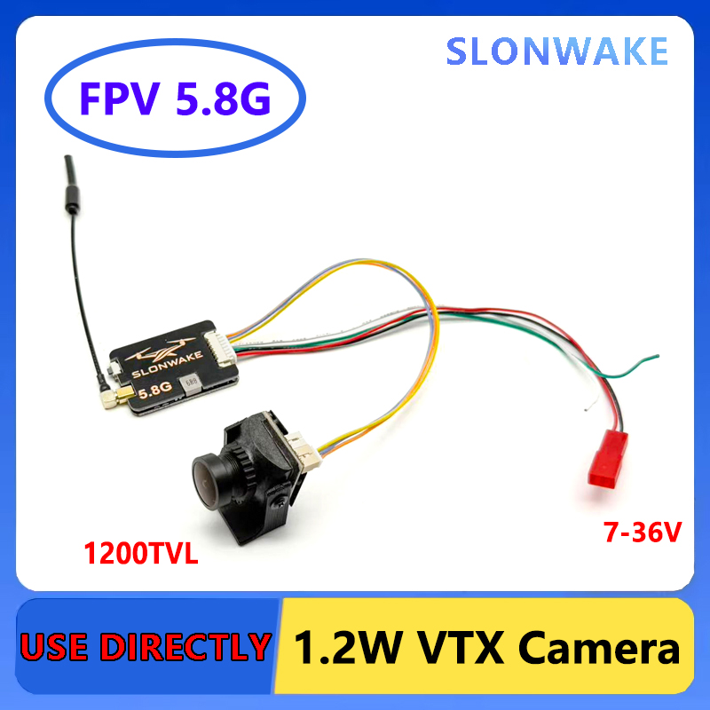 Fpv Camera Cmos - SLONWAKE 5.8G 長距離送信機 VTX FPV 200/500/1000/1200mW