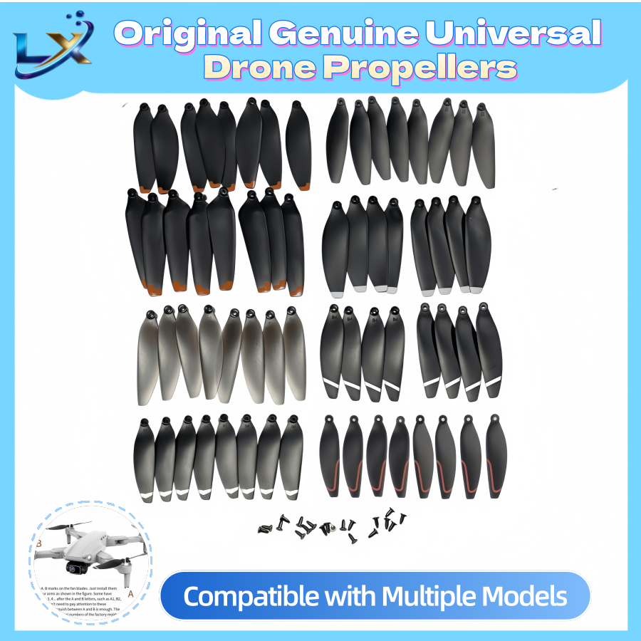 Drone Helicopter Rc - 2SET 16PCS オリジナル汎用ドローンブレード、ブラシレス RC ヘリコプタープロペラ、模型航空機翼アクセサリー