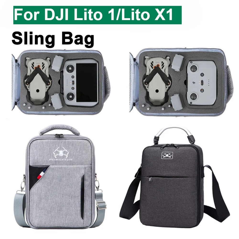 Drone Dji Rc N1 - DJI Lito 1/Lito X1 ポータブルシングルショルダーバッグ収納バッグハンドバッグキャリングケースドローンアクセサリー