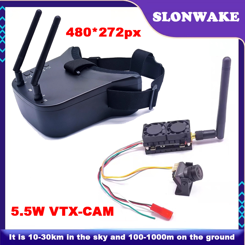 Fpv Camera Cmos - すぐに使える5.8G 48CH FPV VRゴーグルモニター 480p、5.5W VTX送信機