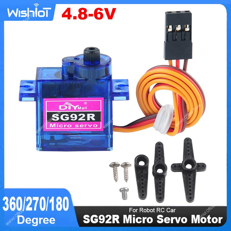 Rc Motor Drone - SG92R マイクロサーボモーター 4.8-6V 360/270/180 度連続回転制御可能な角度ロボット RC