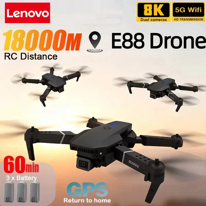Rc Drone E88 - レノボ 新型 E88 Pro WIFI FPV