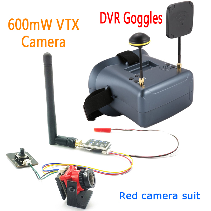 Fpv Camera Cmos - FpvスーツVRメガネ、スーツLS-008D、5.8g、fpvゴーグル、DVR付き40ch、600mw、vtxランチャー、2.1mmレンズ、cmos 1200tvlfpvカメラ