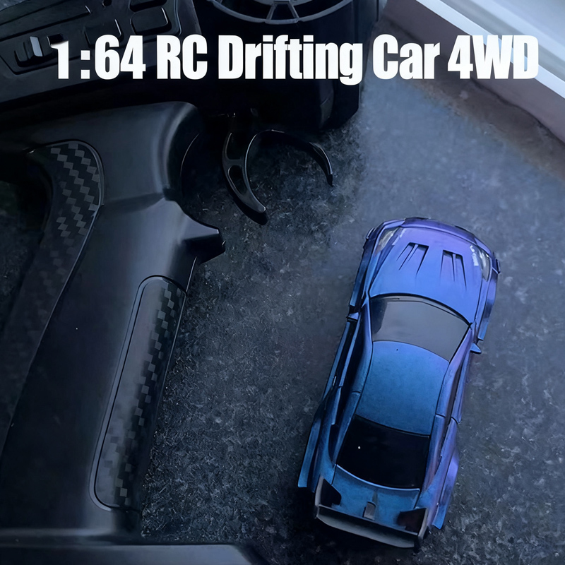 Rc Drift Car Kit - ミニ1:64 4WD RCドリフトカー 15KM/H 高速RCオフロードレーシングカー デスクトップポケットカーおもちゃ