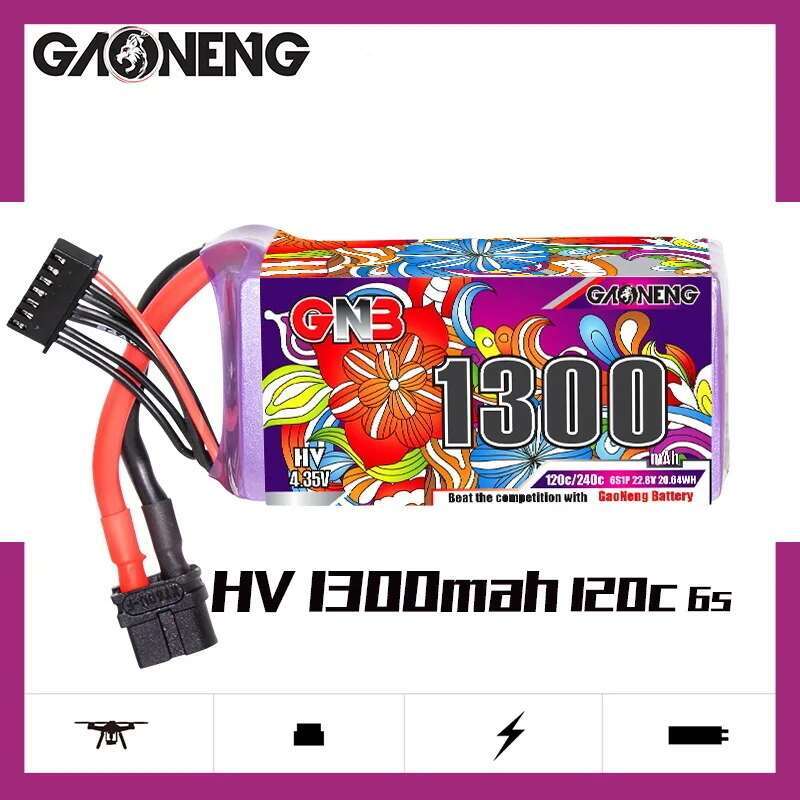 2 個 GNB 6S Lipo バッテリー 22.8V 11 - Drone Rc Leading のレビューと価格
