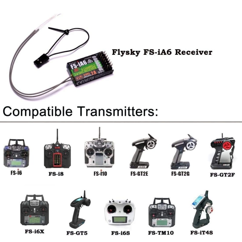 Flysky FS-IA6 レシーバー 6CH デュアルアン - Fpv Antenna Receiver のレビューと価格