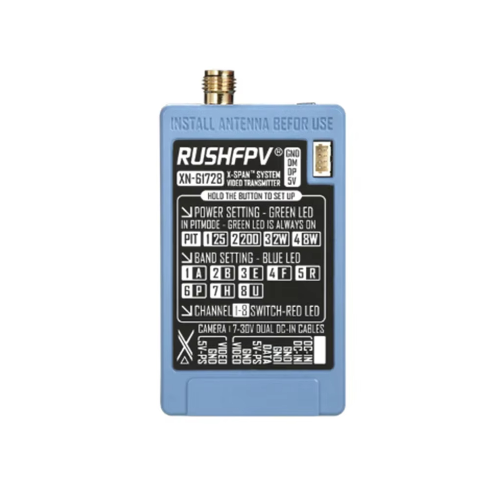 RUSHFPV 6.1‑7.2G 8W X61728 VTX - Fpv Antenna Receiver のレビューと価格