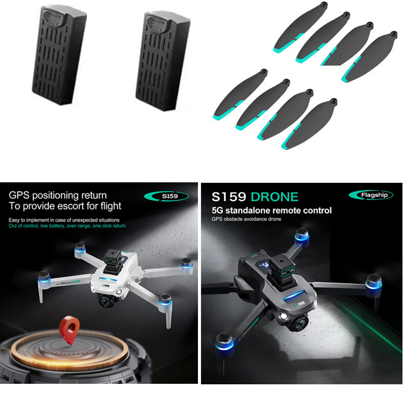 S159 ドローンバッテリー S159 ブラシレス RC ド - Drone Rc Gps S159 のレビューと価格