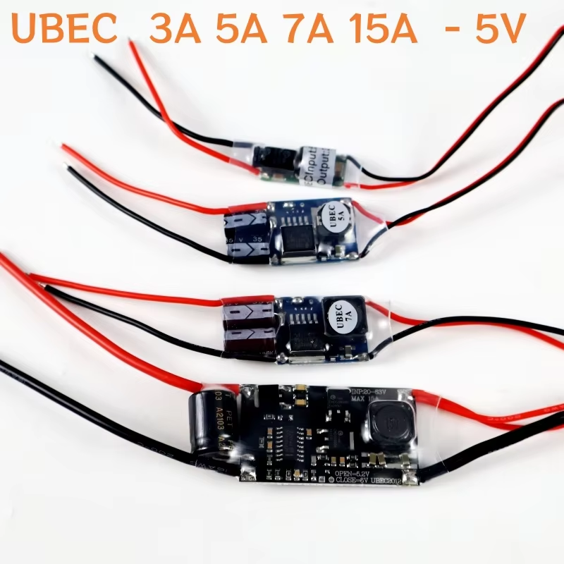 UBEC 5V 3A 5A 7A 15A フルシールドアンチ - Drone Switch Rc のレビューと価格