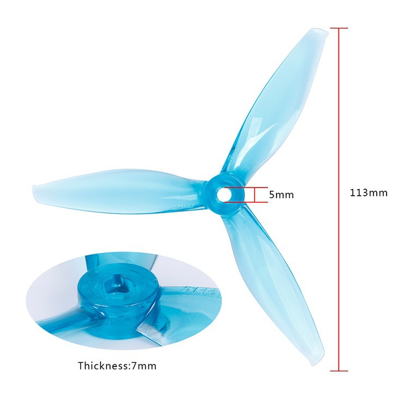 GEMFAN Freestyle 5144 5.1インチ 3 - Rc Motor Drone のレビューと価格