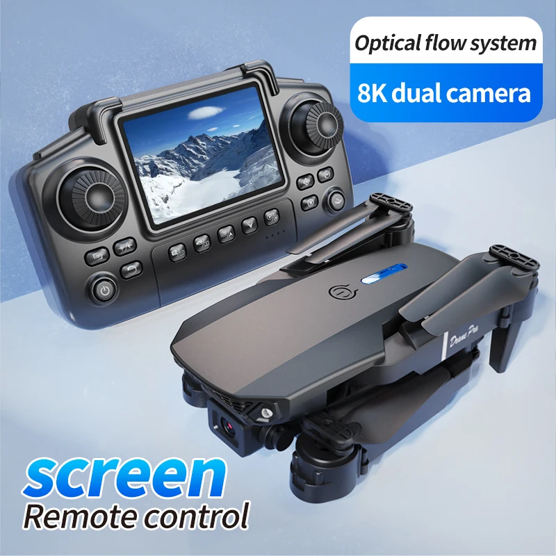 プロフェッショナル E88 プロドローン スクリーン付き 8 - Rc Drone E88 のレビューと価格