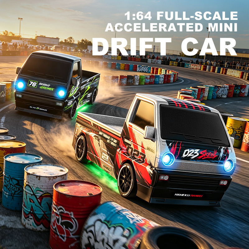 RC 1:64デスクトップドリフトカー ミニリモコンカー 四 - Rc Drift Car Kit のレビューと価格