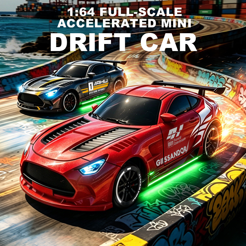 RC 1:64デスクトップドリフトカー ミニリモコンカー 四 - Rc Drift Car Kit のレビューと価格