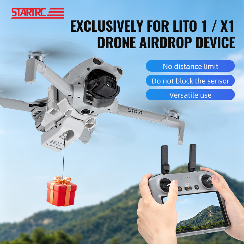 12KM エアドロップシステム DJI Lito 1/X1  - Drone Dji Rc N1 のレビューと価格