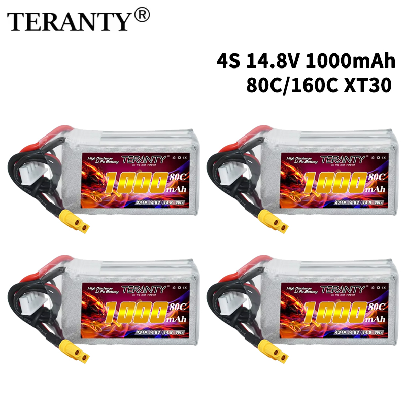 TERANTY 4S 1000mAh 14.8V 80C/1 - Drone Rc Leading のレビューと価格