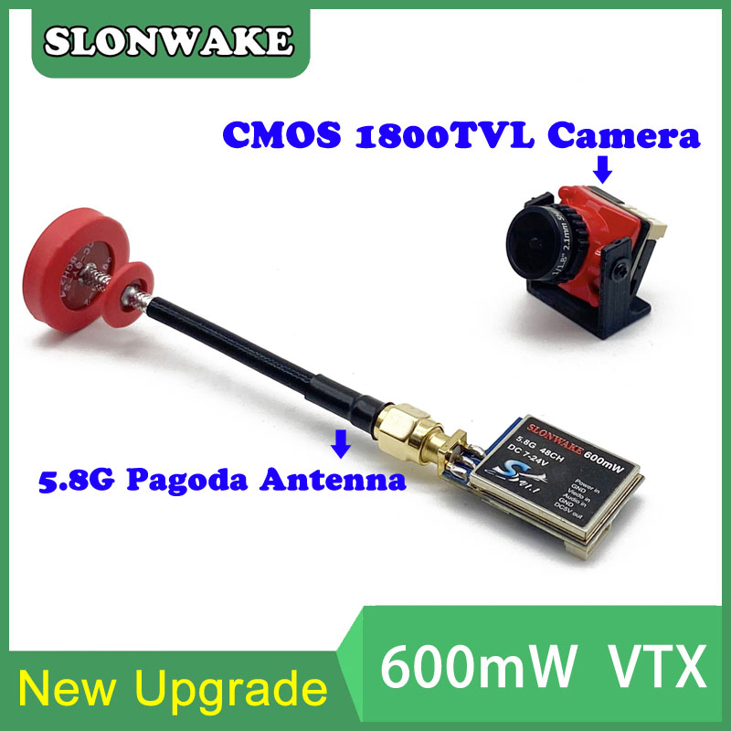 すぐに使える5.8G 48CH 600mWビデオ送信機とCm - Fpv Camera Cmos のレビューと価格