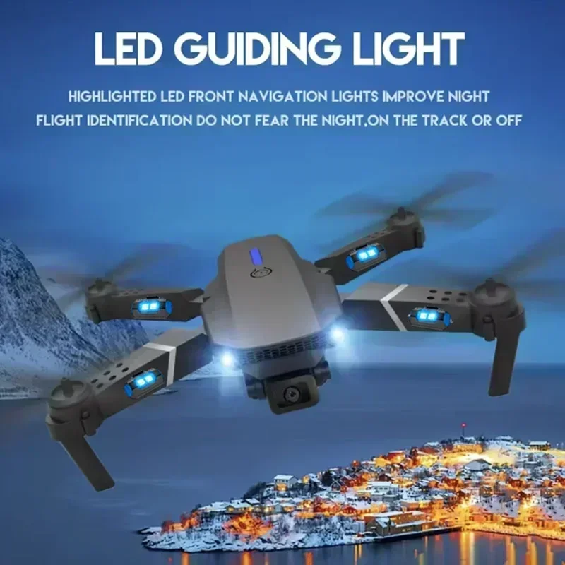 折りたたみ式クワッドコプター,e88プロ広角fpv,wifi - Rc Drone E88 のレビューと価格