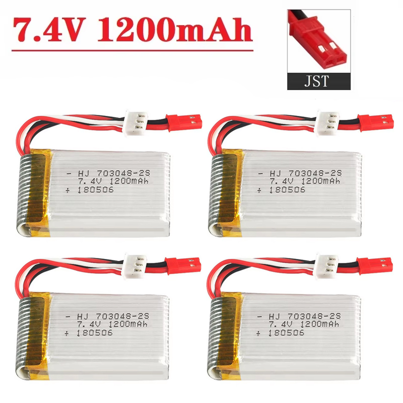 リポバッテリー 2S 7.4V 1200mAh 703048 - Drone Rc Leading のレビューと価格