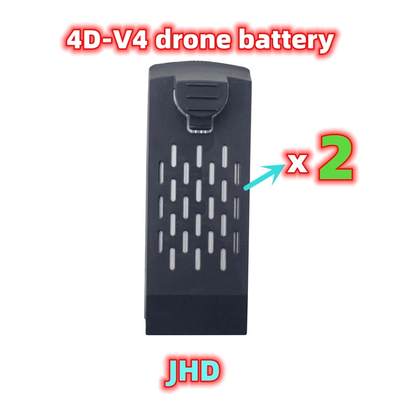 Jhd-rcクワッドコプター用バッテリー,交換用バッテリー, - Drone Rc V4 のレビューと価格
