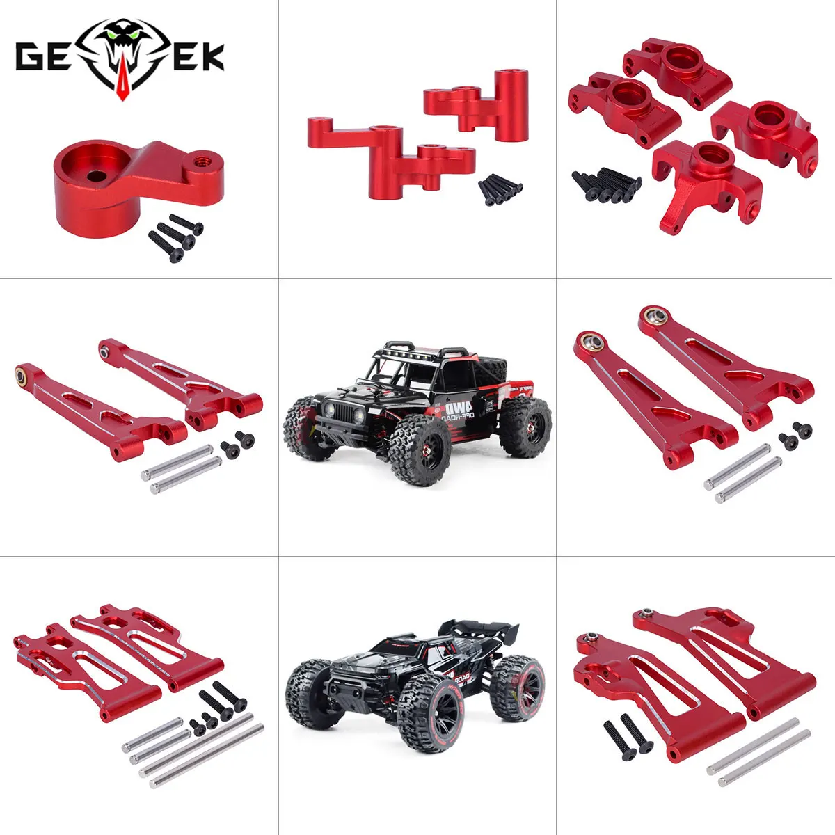 CNCアルミ製ステアリングカップ、フロントリアスイングアーム - Rc Drift Car Kit のレビューと価格