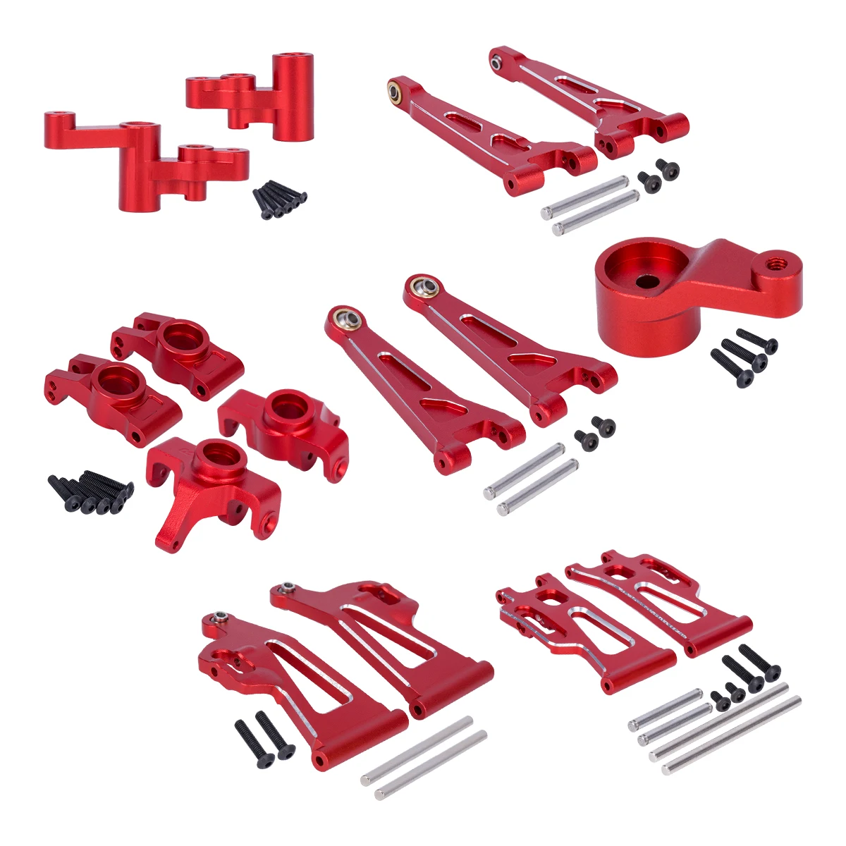 CNCアルミ製ステアリングカップ、フロントリアスイングアーム - Rc Drift Car Kit のレビューと価格