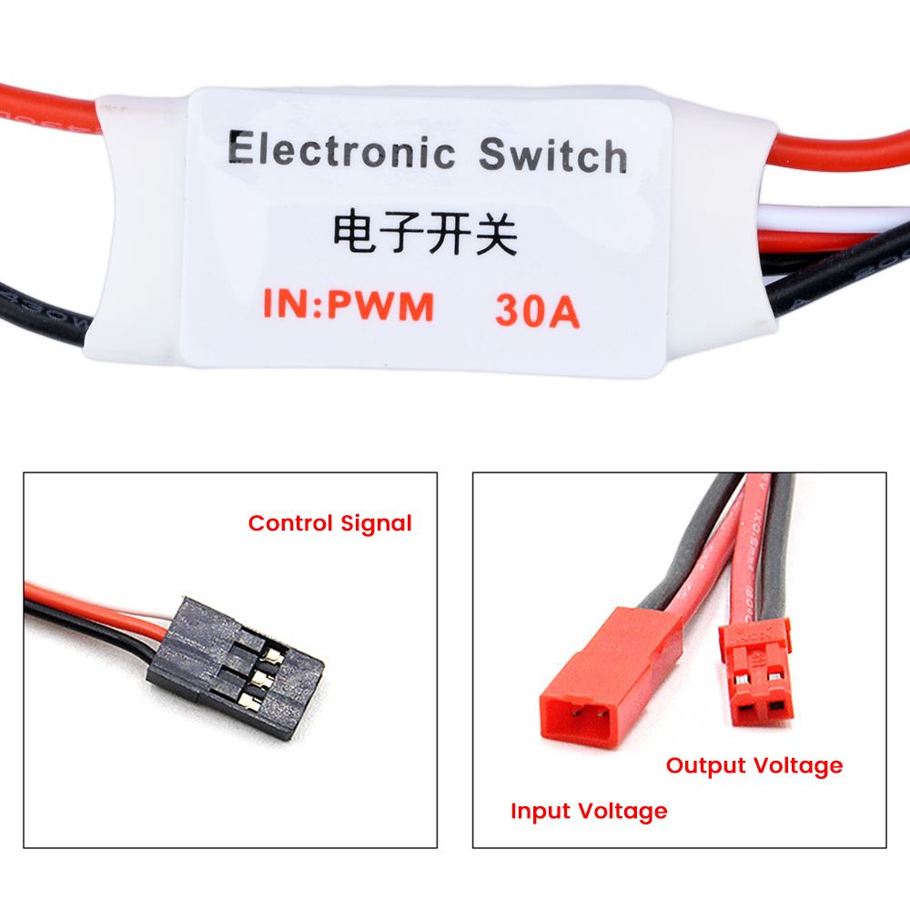 2～30A高電流リモコン電子スイッチ3-30V空中模型植物保 - Drone Switch Rc のレビューと価格