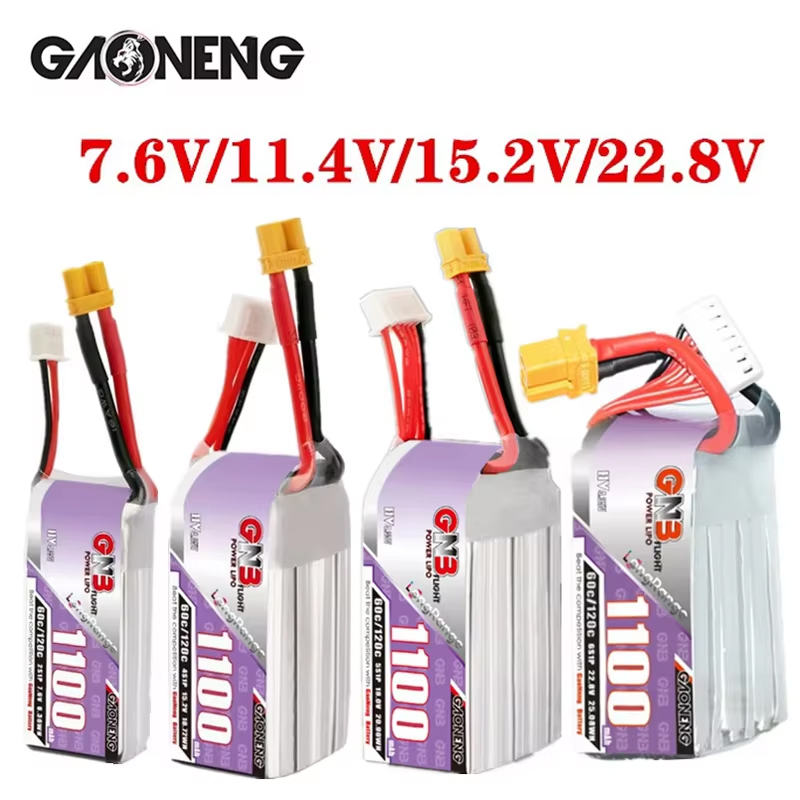 GNB 1100mAh 2S 3S 4S 6S 60C/12 - Drone Rc Leading のレビューと価格