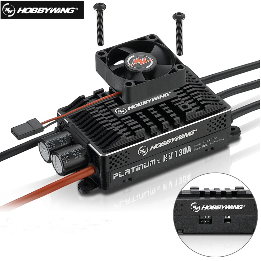 Hobbywing Platinum HV 130A SBE - Drone Rc V4 のレビューと価格