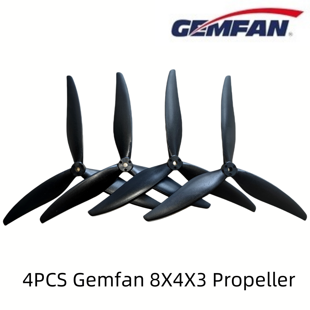 4 個 Gemfan 8040 8X4X3 3 ブレード 8 - Rc Motor Drone のレビューと価格