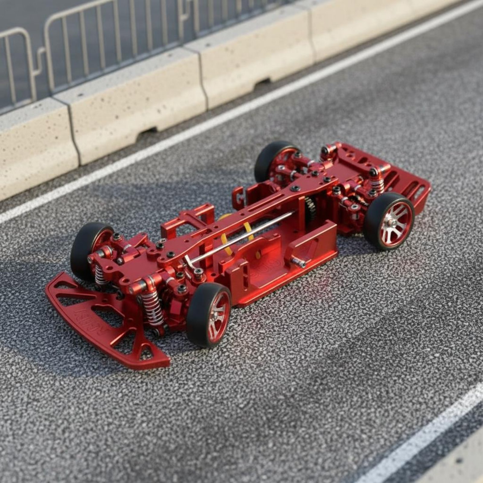 1/28スケールRCカーシャーシ調整可能ホイールベースメタル - Rc Drift Car Kit のレビューと価格