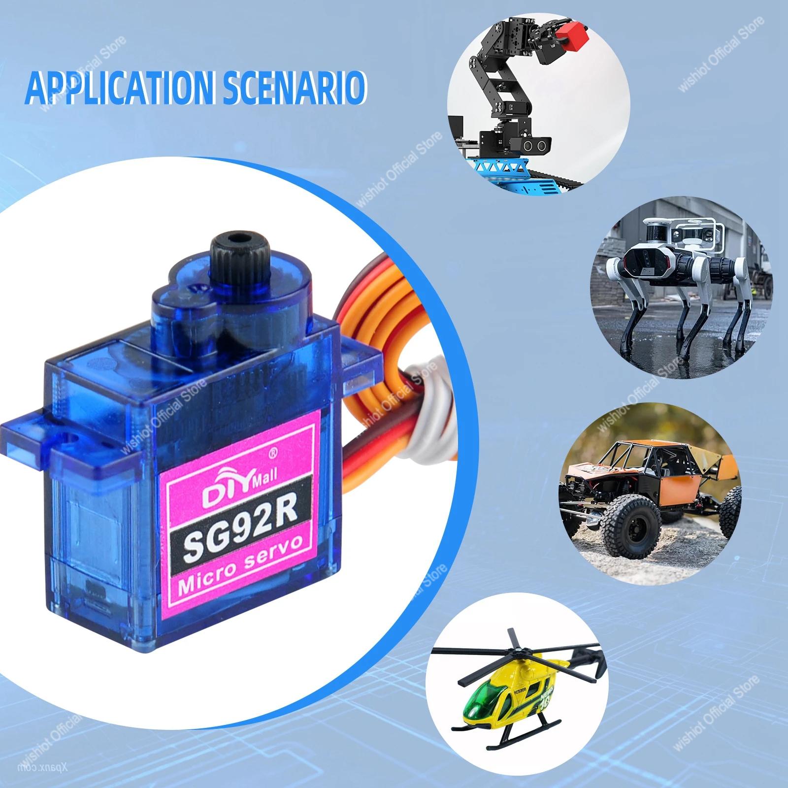 SG92R マイクロサーボモーター 4.8-6V 360/2 - Rc Motor Drone のレビューと価格