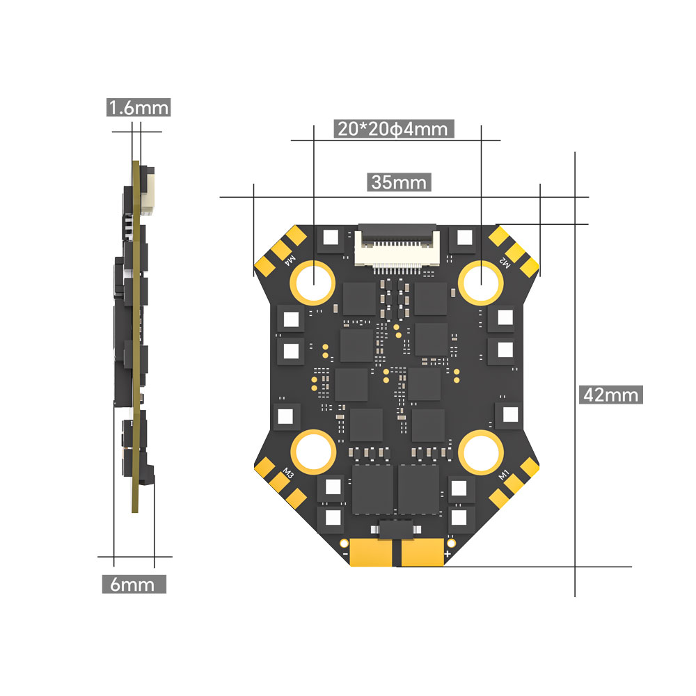 iFlight Borg F7ミニスタック フライトコントロ - Flight Controller のレビューと価格