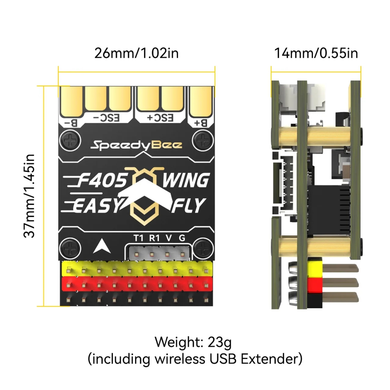 SpeedyBee F405 WING MINI 固定翼フラ - Flight Controller のレビューと価格