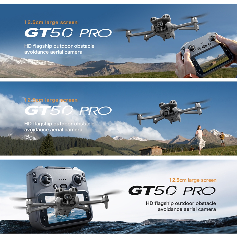 GT50 ミニドローン デュアルカメラ 8K 空撮機 障害物 - Rc Drone E88 のレビューと価格