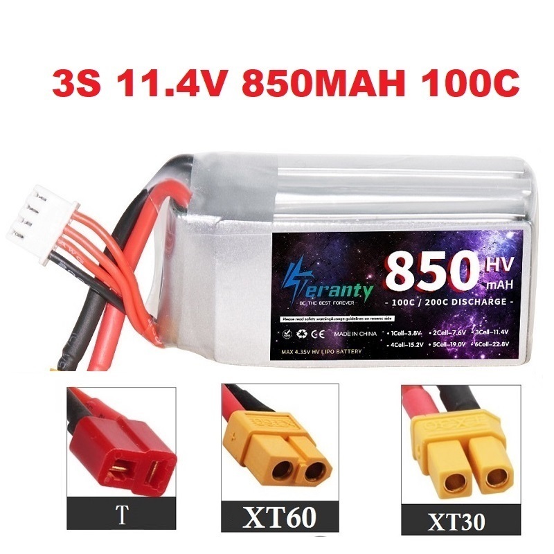 1/2/3 個 TERANTY 3S 11.4V リポバッテ - Drone Rc Leading のレビューと価格